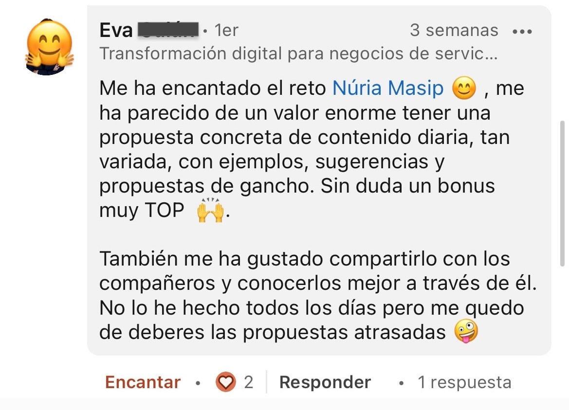 Testimonio de Eva — Transformación digital para negocios de servicio